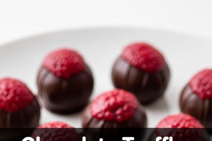 Chocolate Truffles With Raspberry Coating