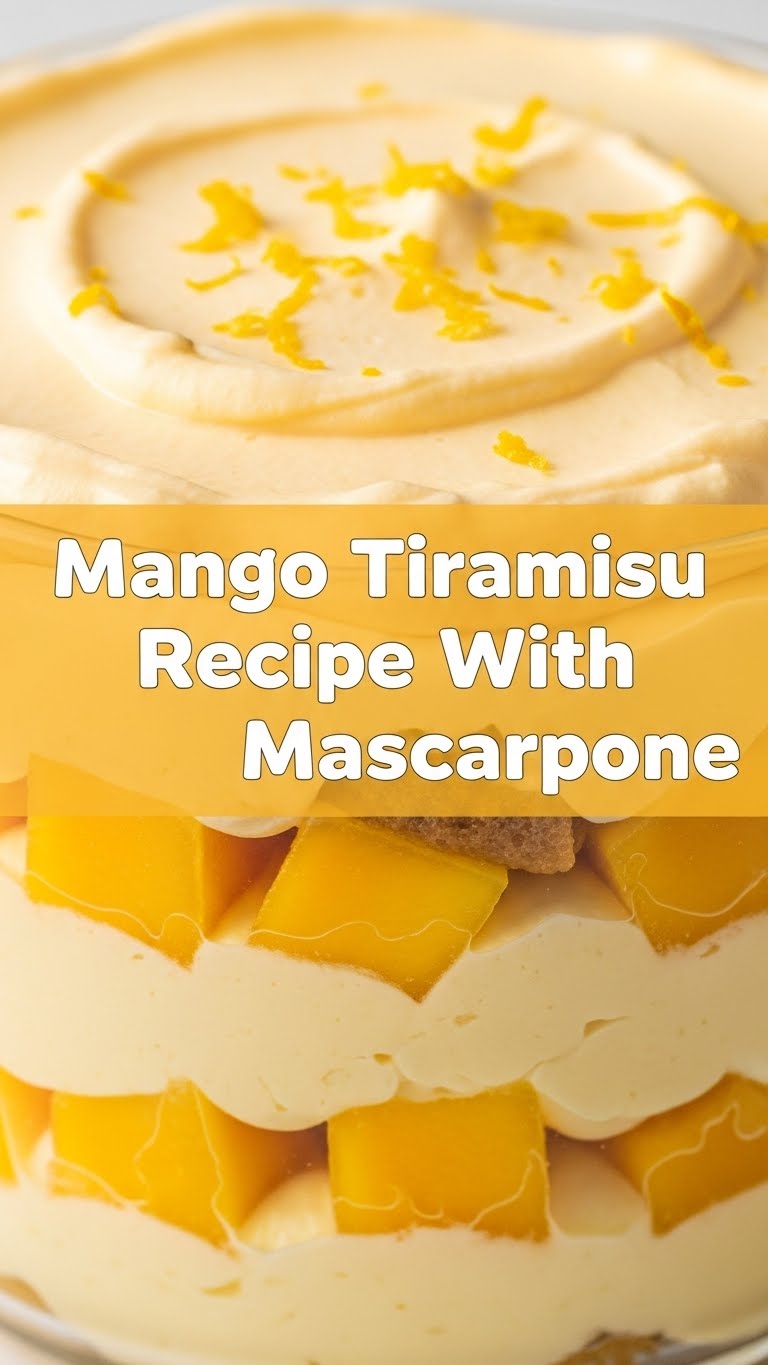 Mango Tiramisu Recipe With Mascarpone