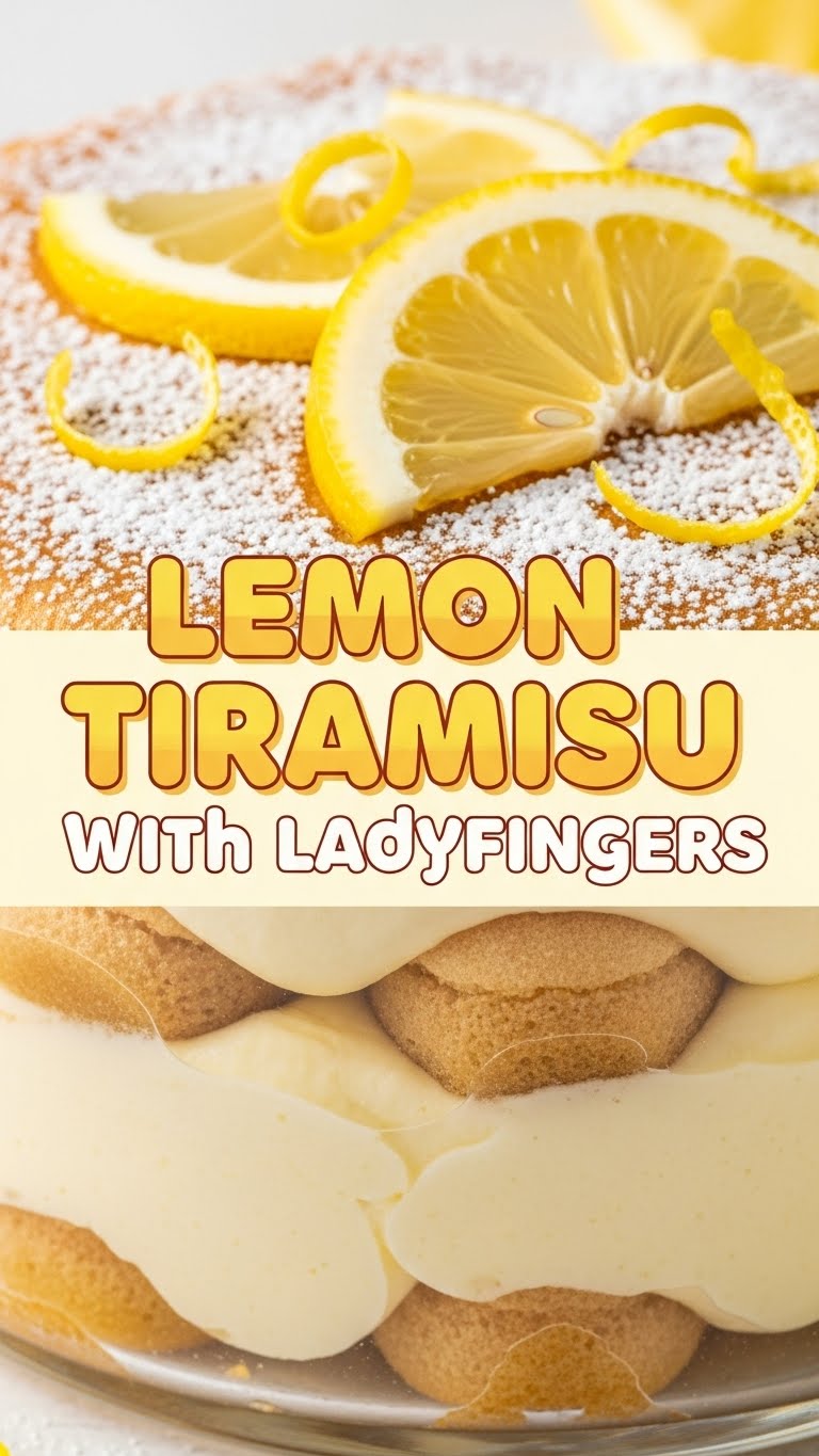 Lemon Tiramisu With Ladyfingers