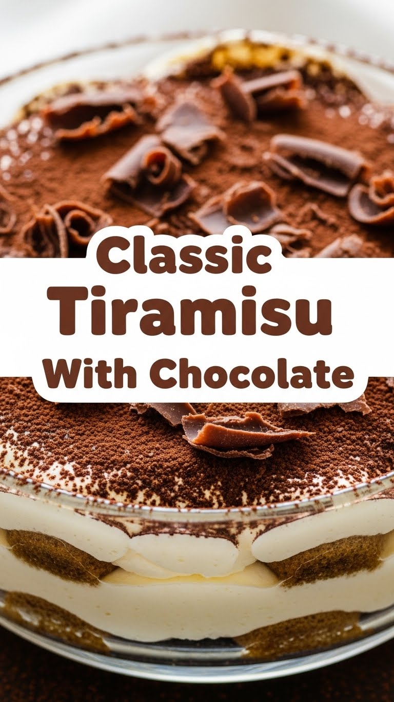 Classic Tiramisu With Chocolate