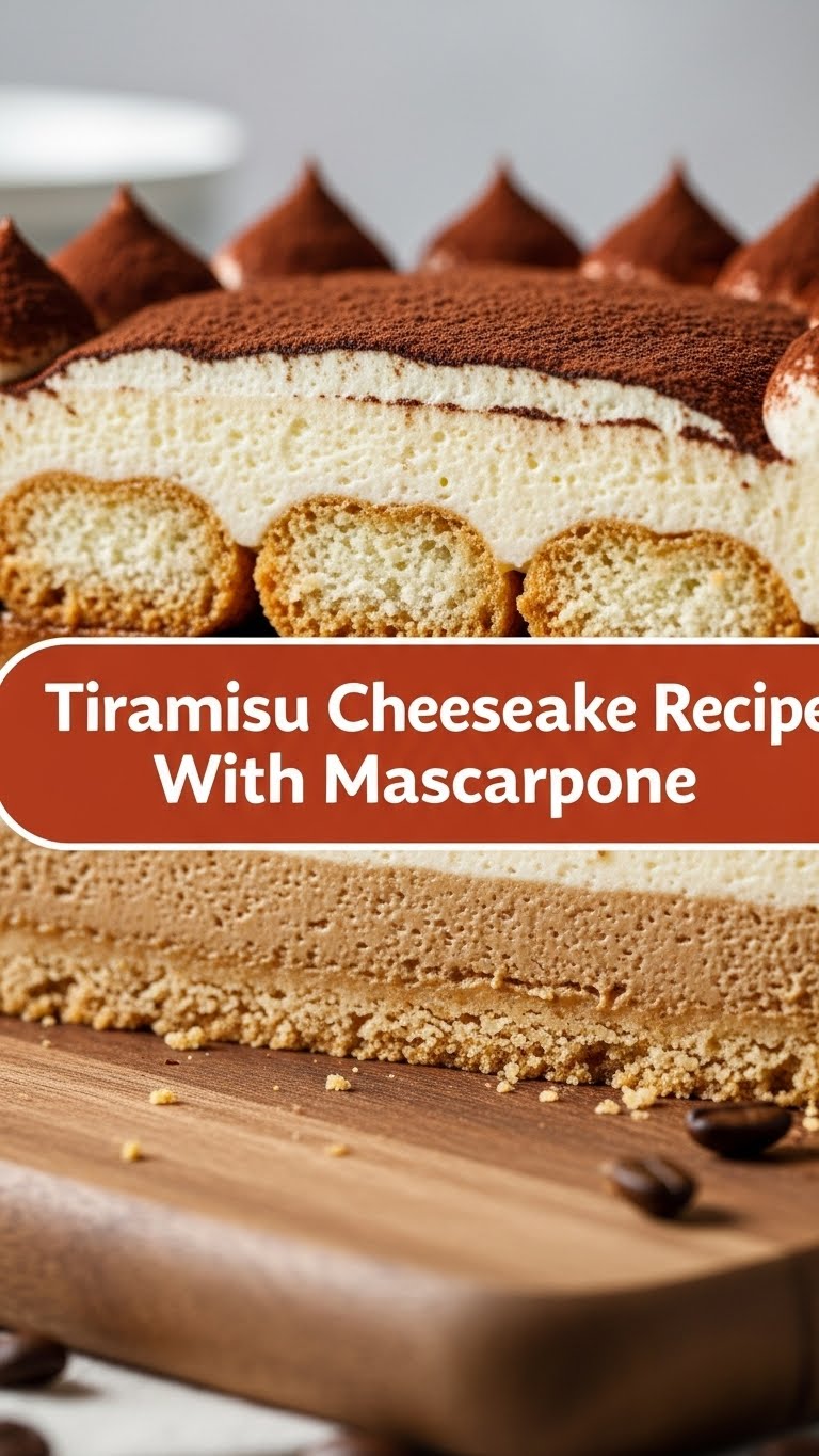 Tiramisu Cheesecake Recipe With Mascarpone