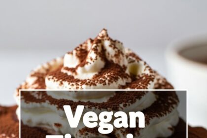 Vegan Tiramisu With Chocolate Cream