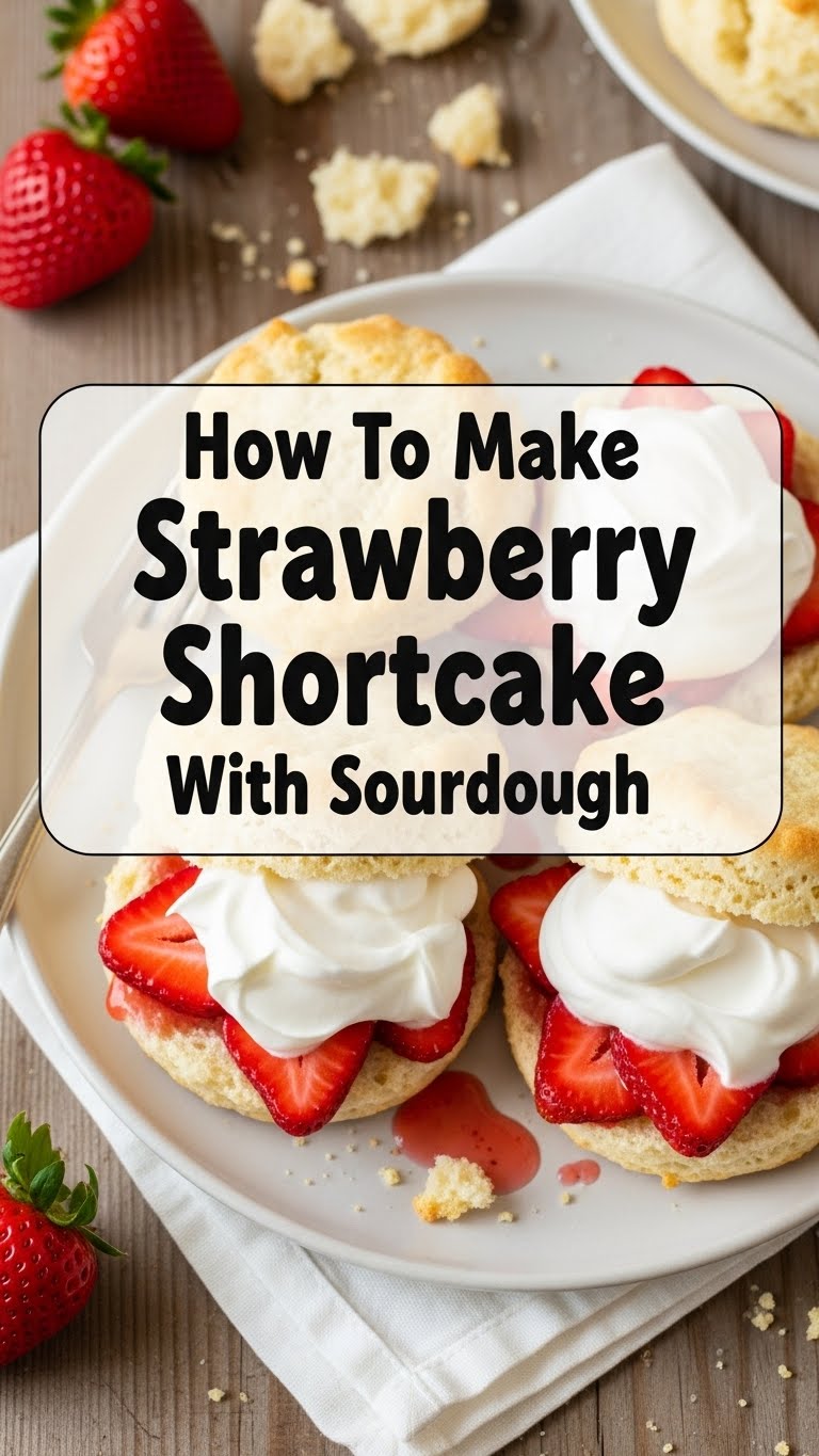 How To Make Strawberry Shortcake With Sourdough