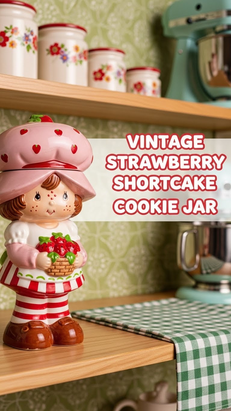 Vintage Strawberry Shortcake Cookie Jar