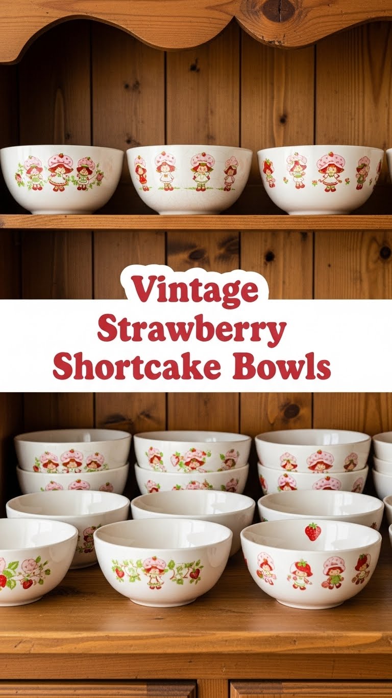 Vintage Strawberry Shortcake Bowls