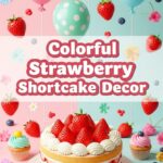 Colorful Strawberry Shortcake Decor