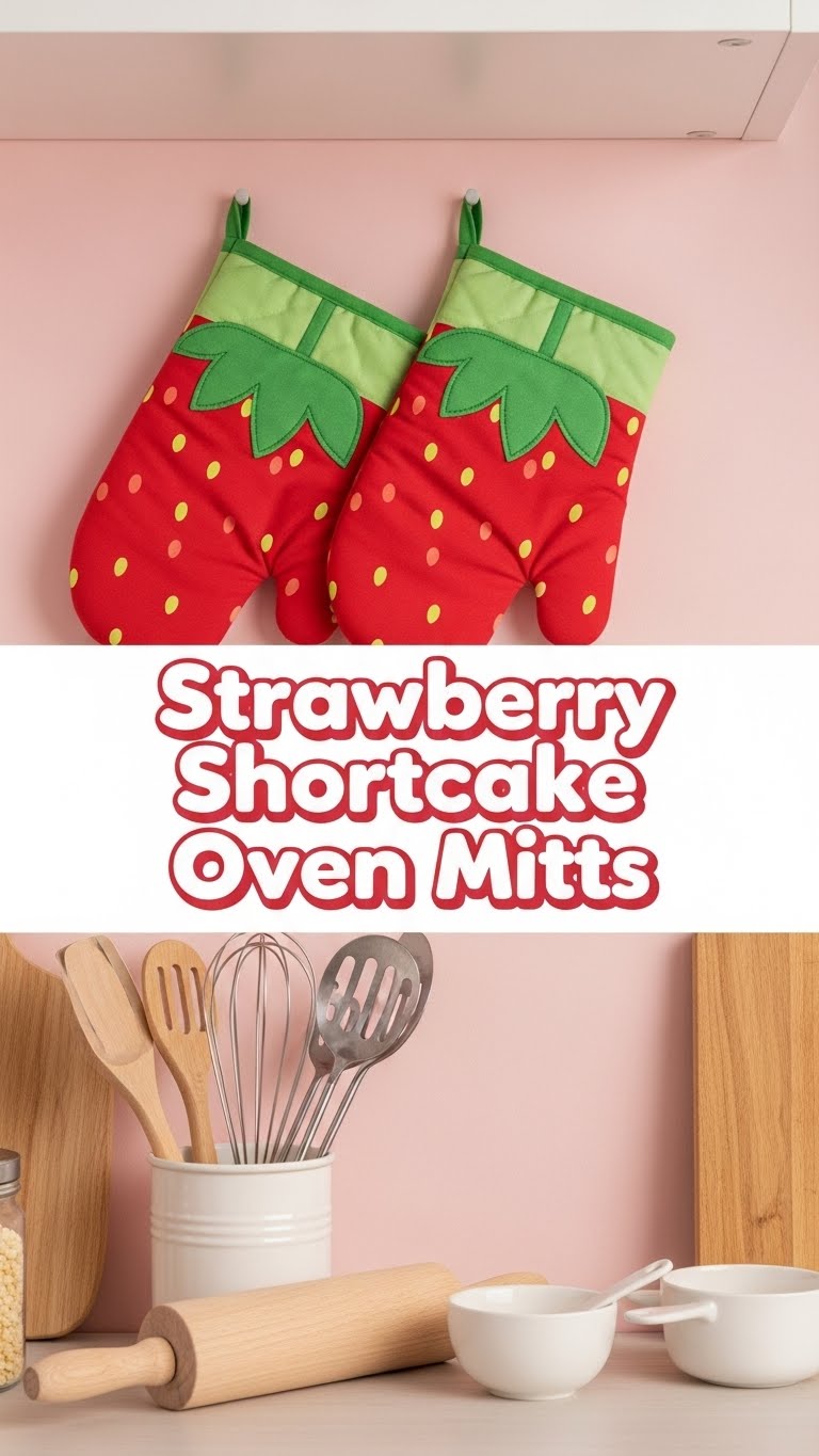 Strawberry Shortcake Oven Mitts