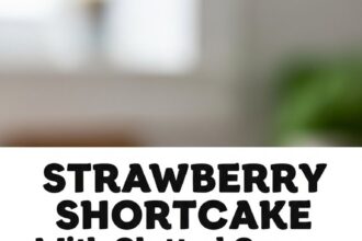 Strawberry Shortcake With Clotted Cream