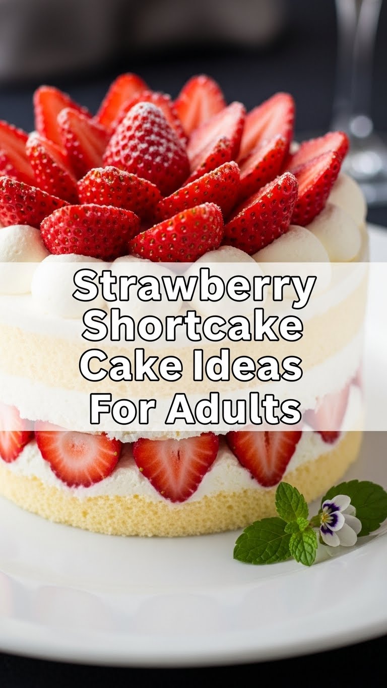 Strawberry Shortcake Cake Ideas For Adults