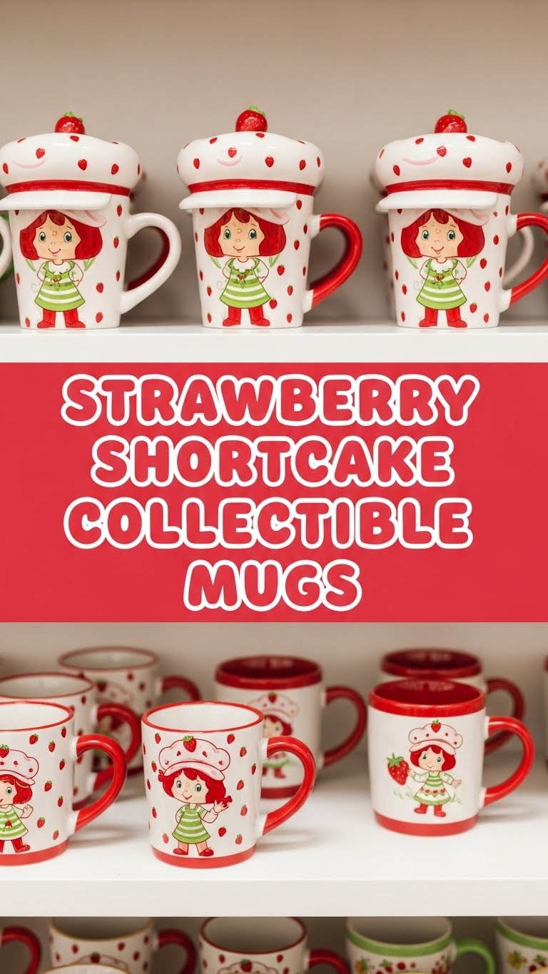 Strawberry Shortcake Collectible Mugs