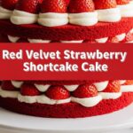 Red Velvet Strawberry Shortcake Cake