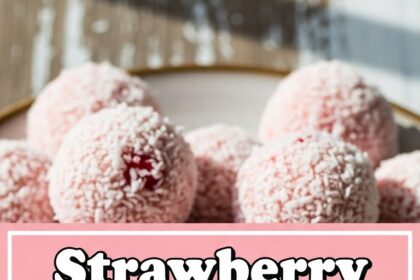 Strawberry Shortcake Protein Ball Recipe