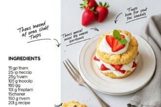 Strawberry Shortcake Recipe Page