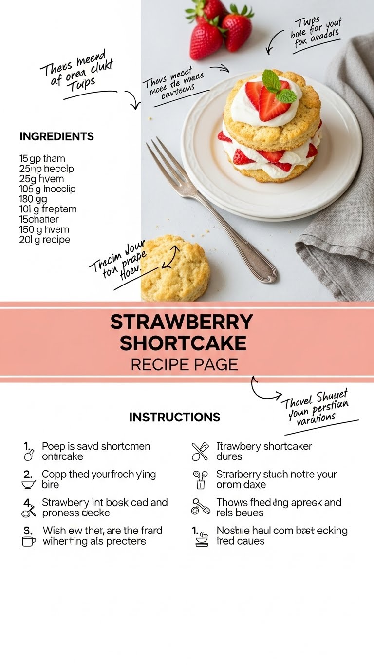 Strawberry Shortcake Recipe Page