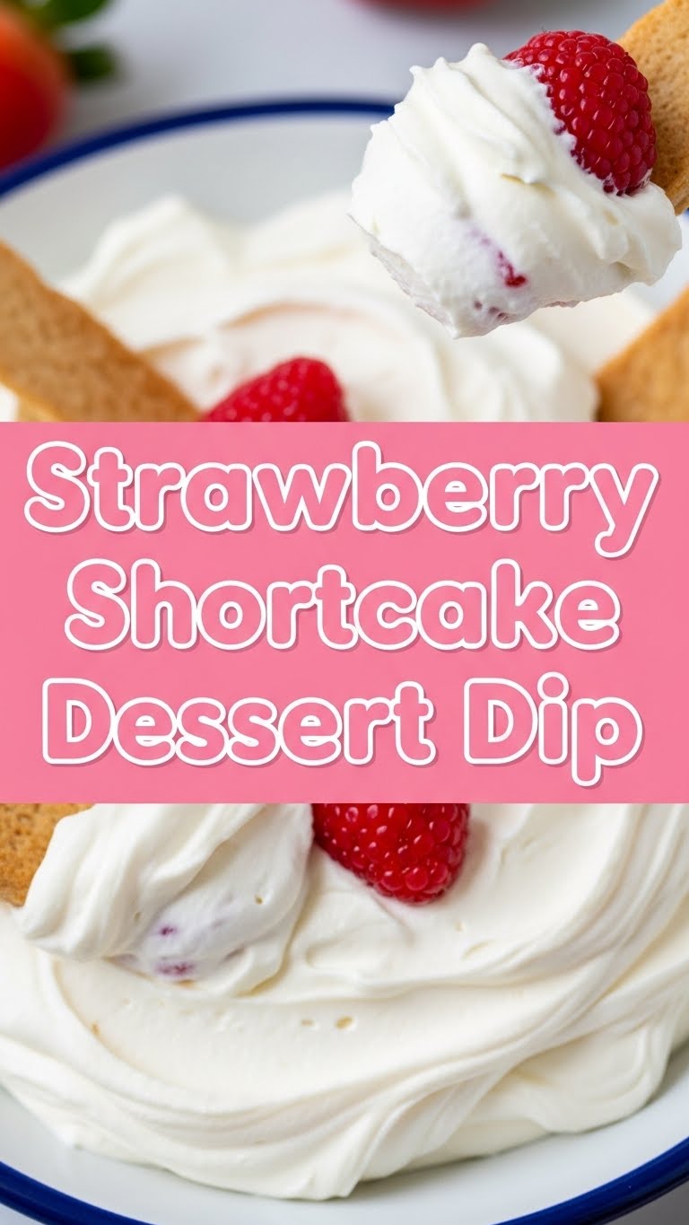 Strawberry Shortcake Dessert Dip
