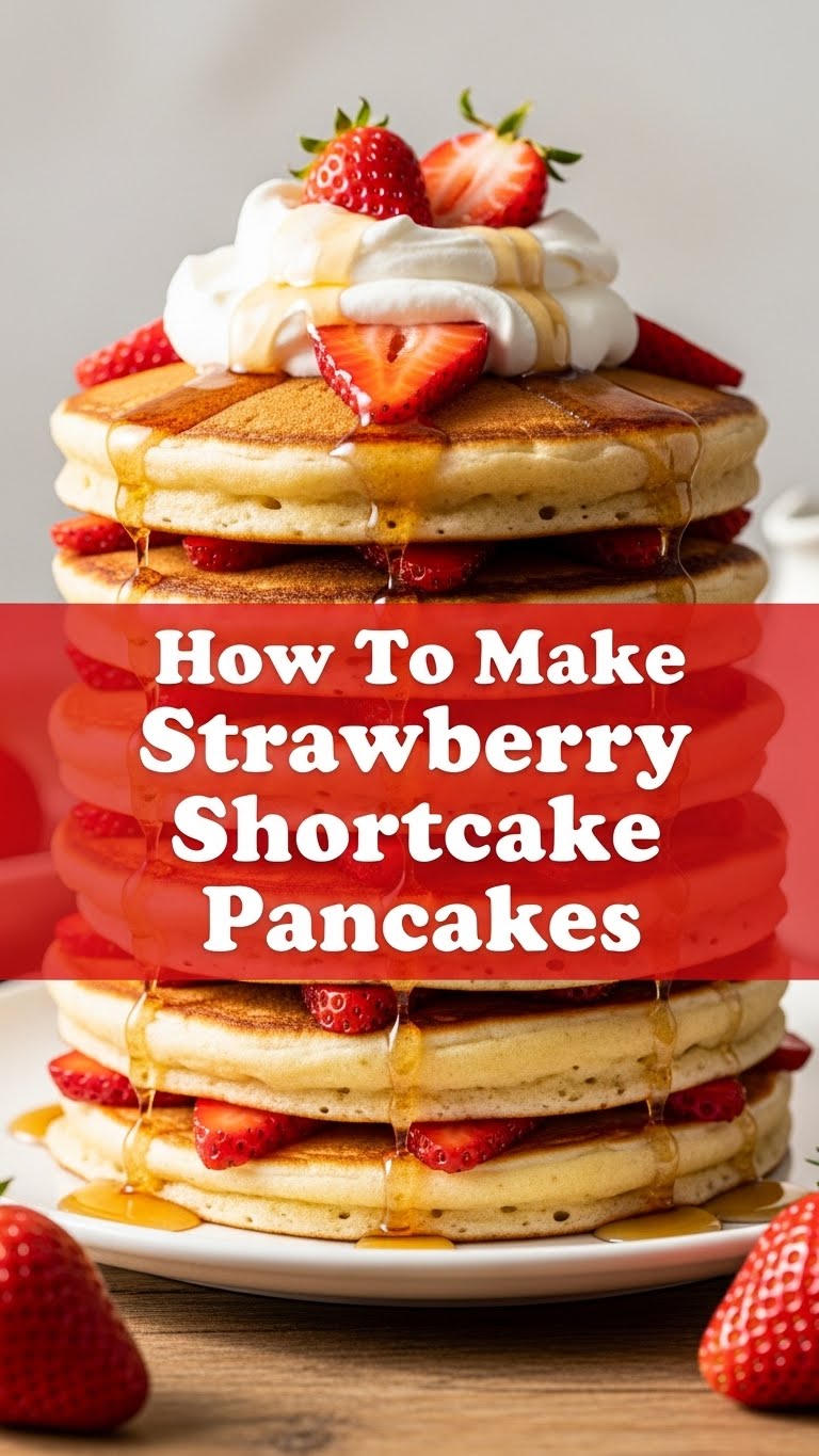 How To Make Strawberry Shortcake Pancakes
