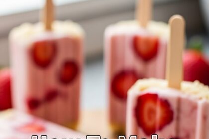 How To Make Strawberry Shortcake Popsicles