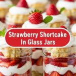 Strawberry Shortcake In Glass Jars