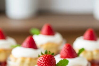 Strawberry Shortcake In Glass Jars