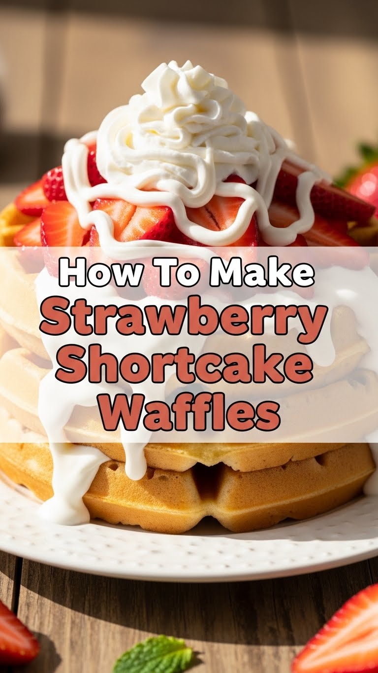 How To Make Strawberry Shortcake Waffles