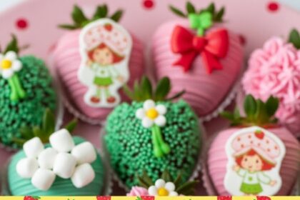 Strawberry Shortcake Theme Chocolate Covered Strawberries