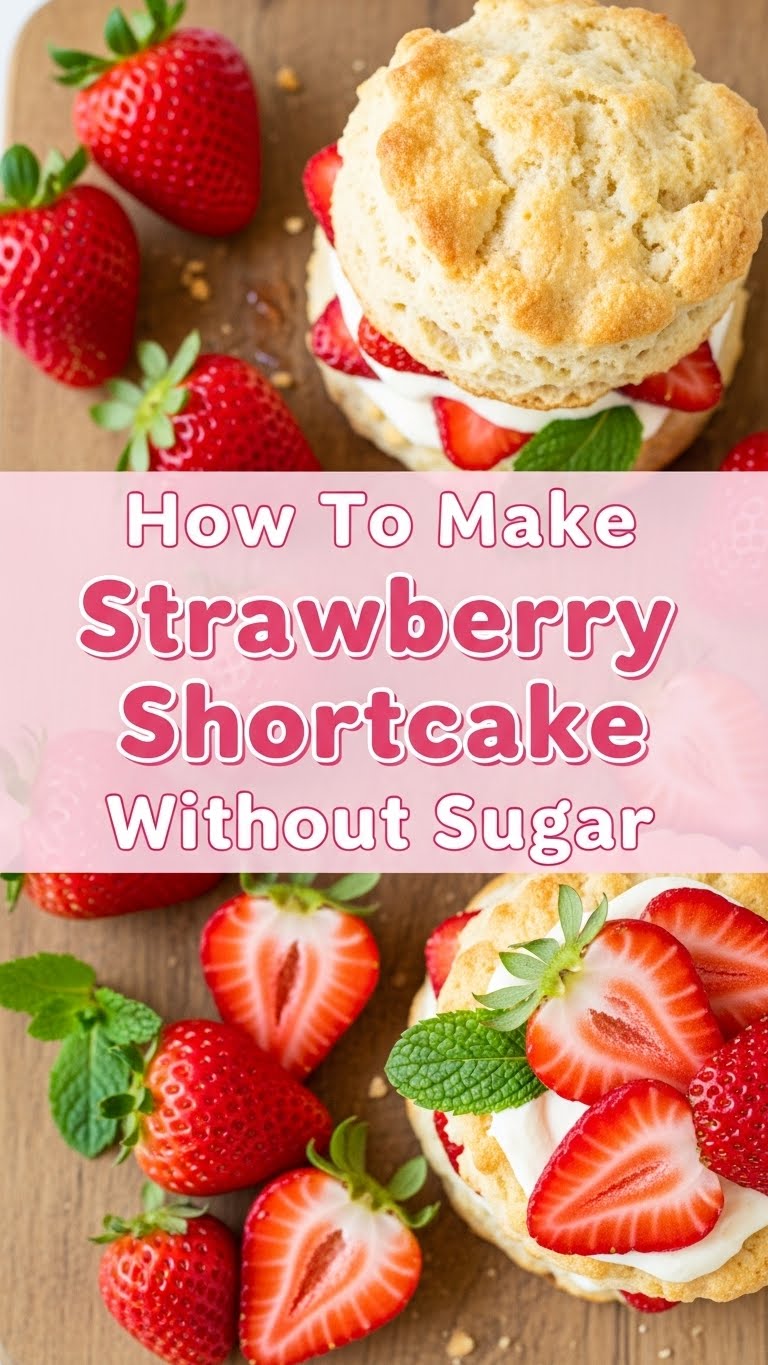 How To Make Strawberry Shortcake Without Sugar