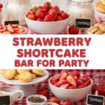 Strawberry Shortcake Bar For Party