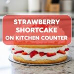 Strawberry Shortcake On Kitchen Counter