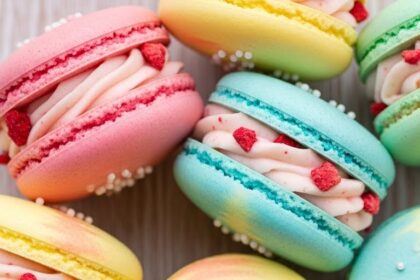 Strawberry Shortcake Macaron Recipe