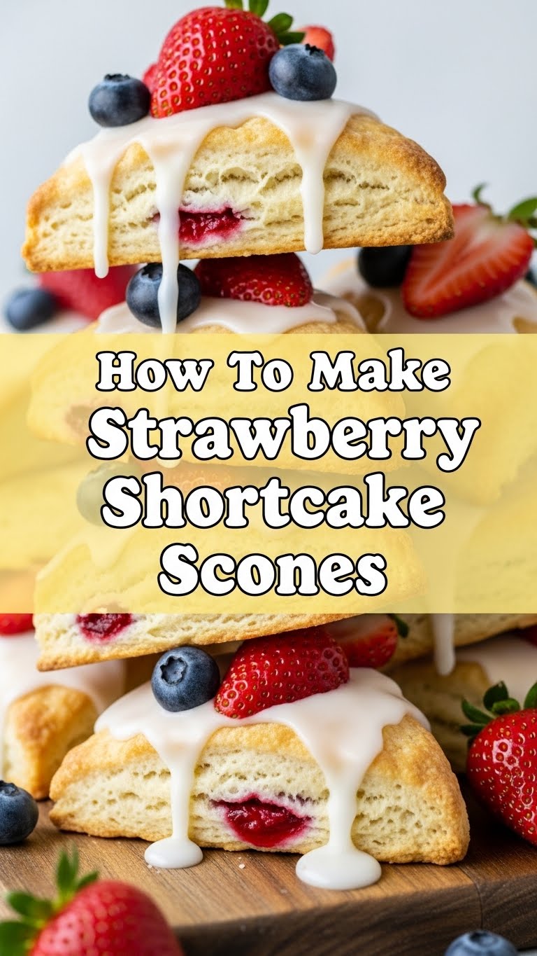 How To Make Strawberry Shortcake Scones