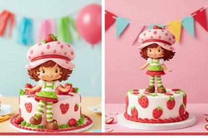 Strawberry Shortcake Cartoon Cake Ideas