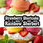 Strawberry Shortcake Rainbow Sherbert