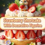 Strawberry Shortcake With Decorative Figurine