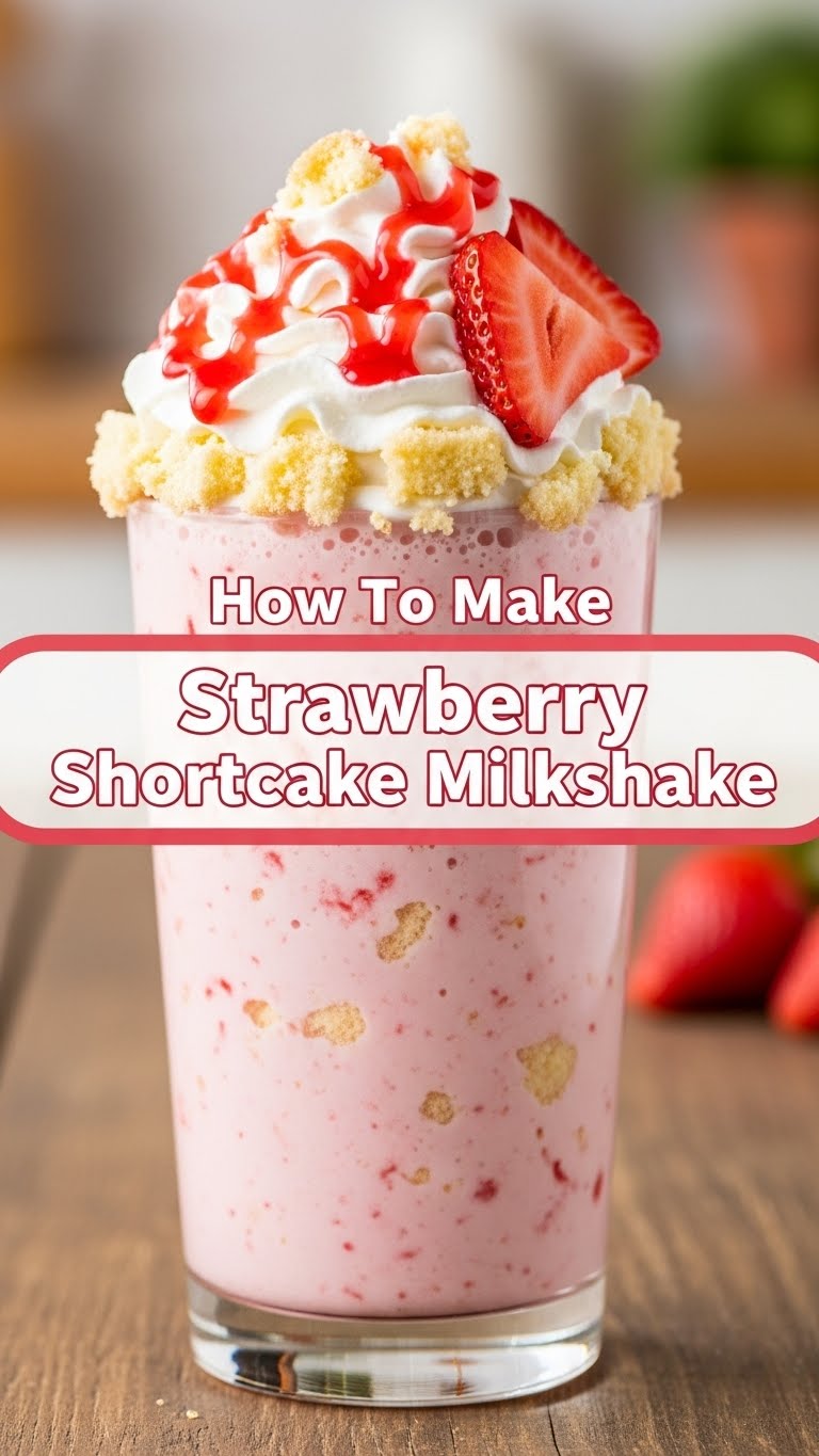 How To Make Strawberry Shortcake Milkshake