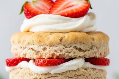 Whole Wheat Biscuit Strawberry Shortcake