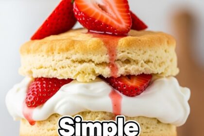Simple Strawberry Shortcake Biscuits Recipe