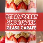 Strawberry Shortcake Glass Carafe