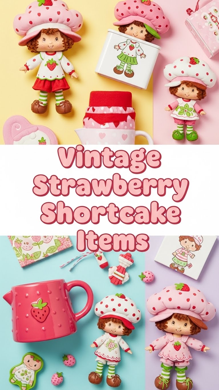 Vintage Strawberry Shortcake Items