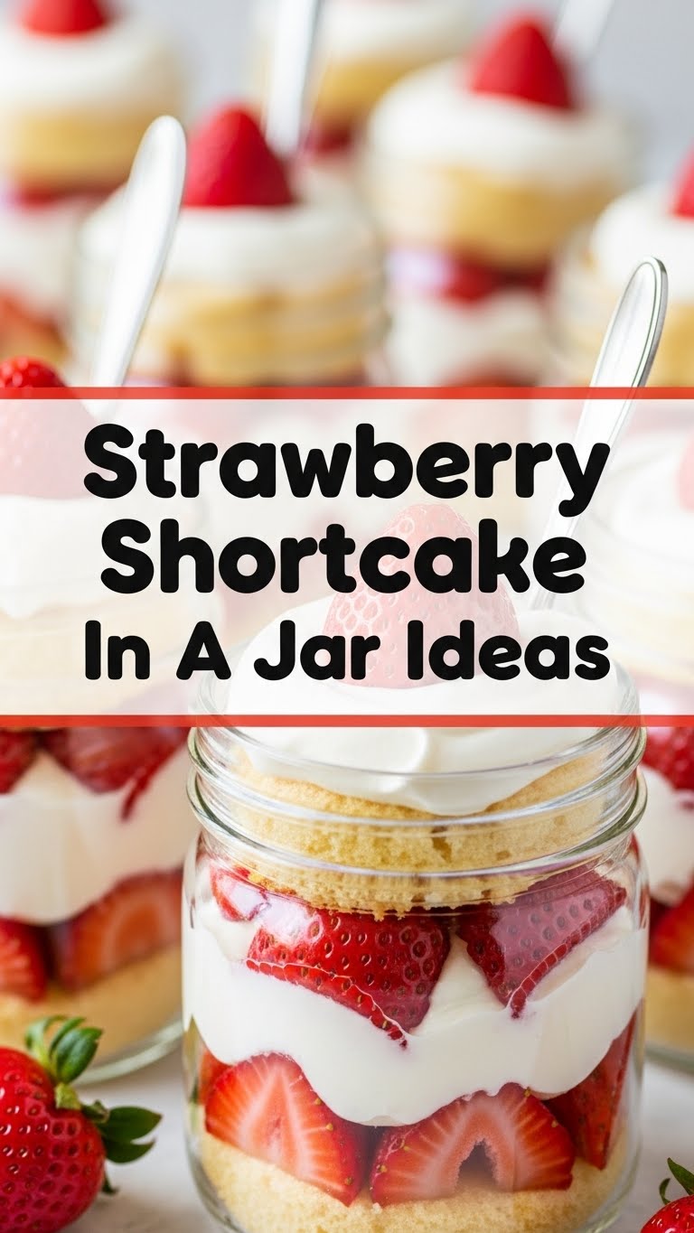 Strawberry Shortcake In A Jar Ideas