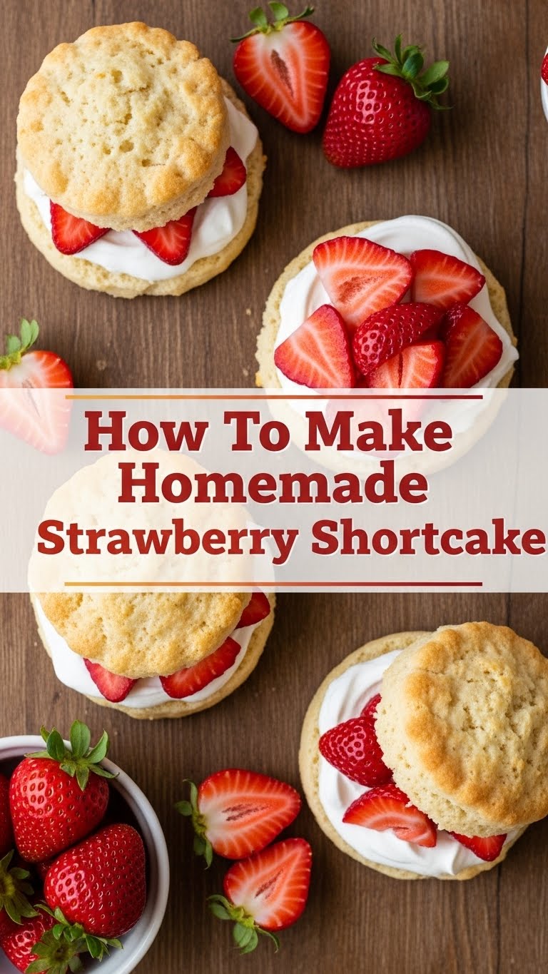 How To Make Homemade Strawberry Shortcake