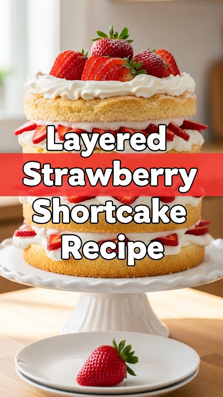Layered Strawberry Shortcake Recipe