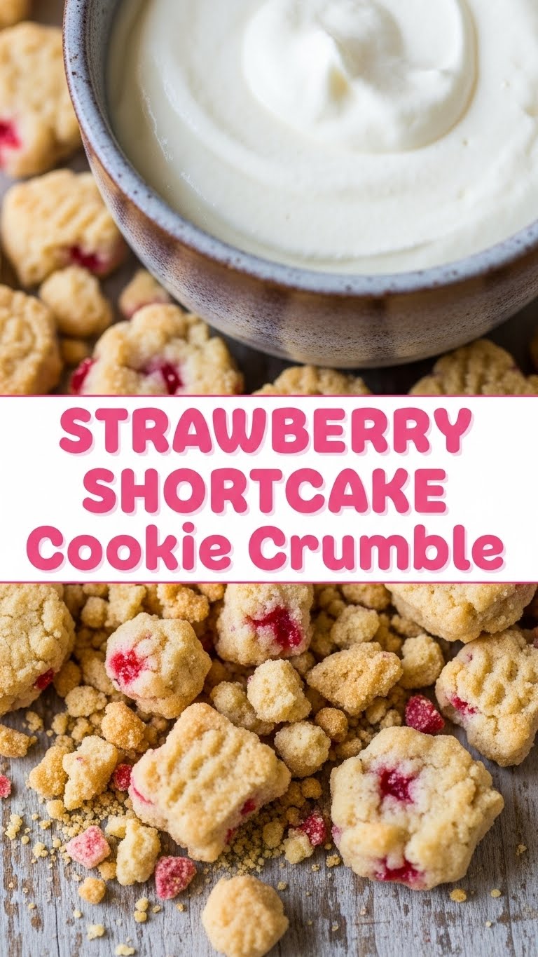 Strawberry Shortcake Cookie Crumble