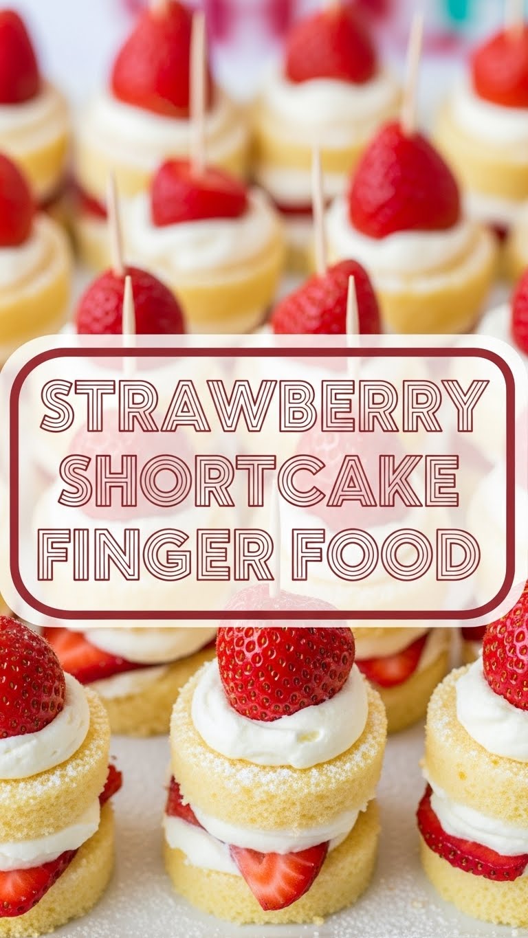 Strawberry Shortcake Finger Food