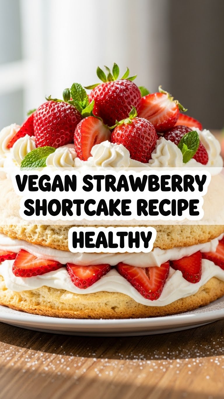 Vegan Strawberry Shortcake Recipe Healthy