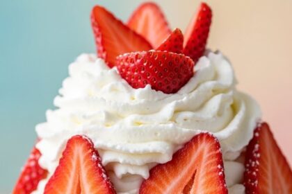 Strawberry Shortcake Dessert Waffles