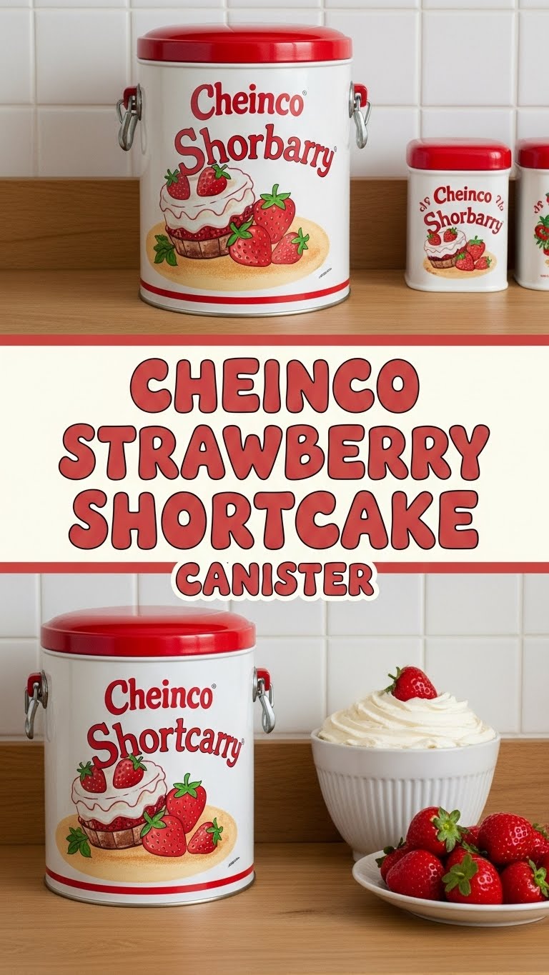 Cheinco Strawberry Shortcake Canister