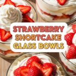 Strawberry Shortcake Glass Bowls