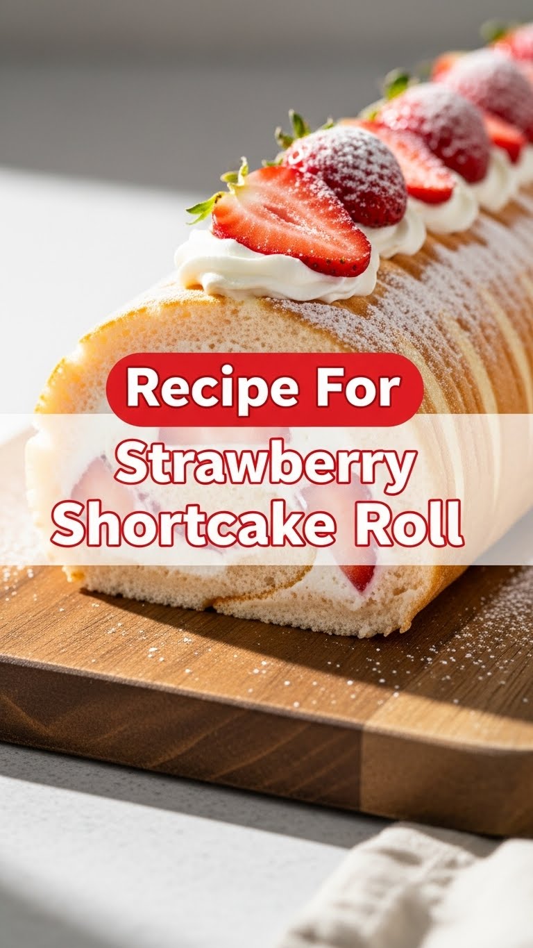 Recipe For Strawberry Shortcake Roll