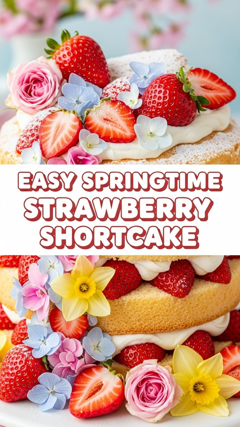 Easy Springtime Strawberry Shortcake