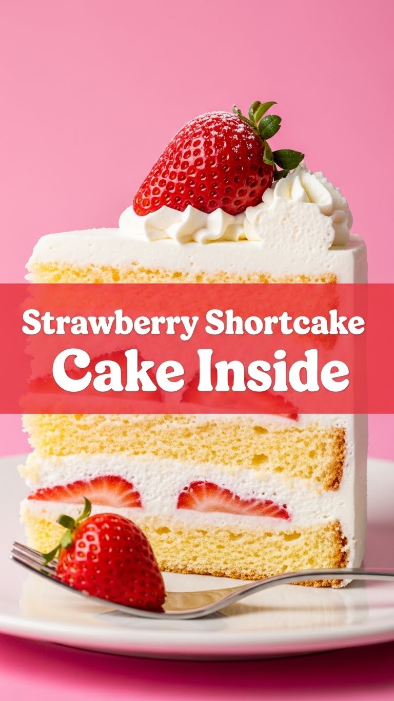 Strawberry Shortcake Cake Inside